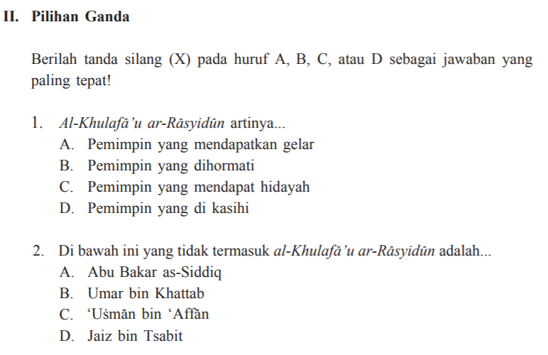 Detail Kunci Jawaban Buku Pendidikan Agama Islam Kelas 7 Nomer 37