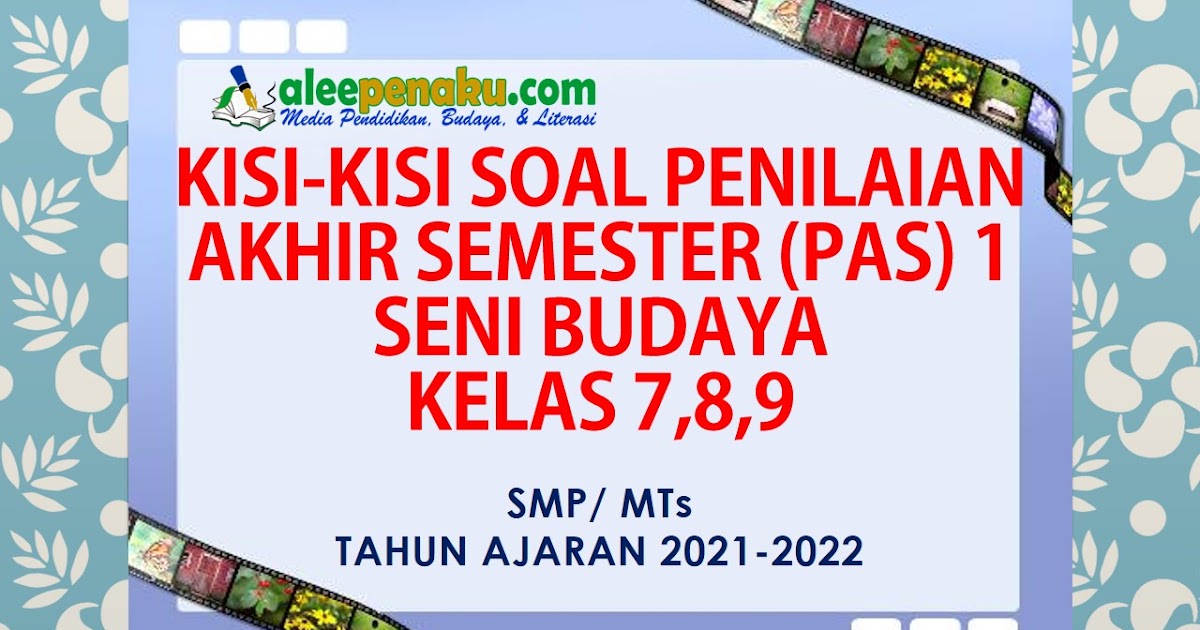 Detail Kunci Jawaban Buku Seni Budaya Kelas 7 Nomer 50