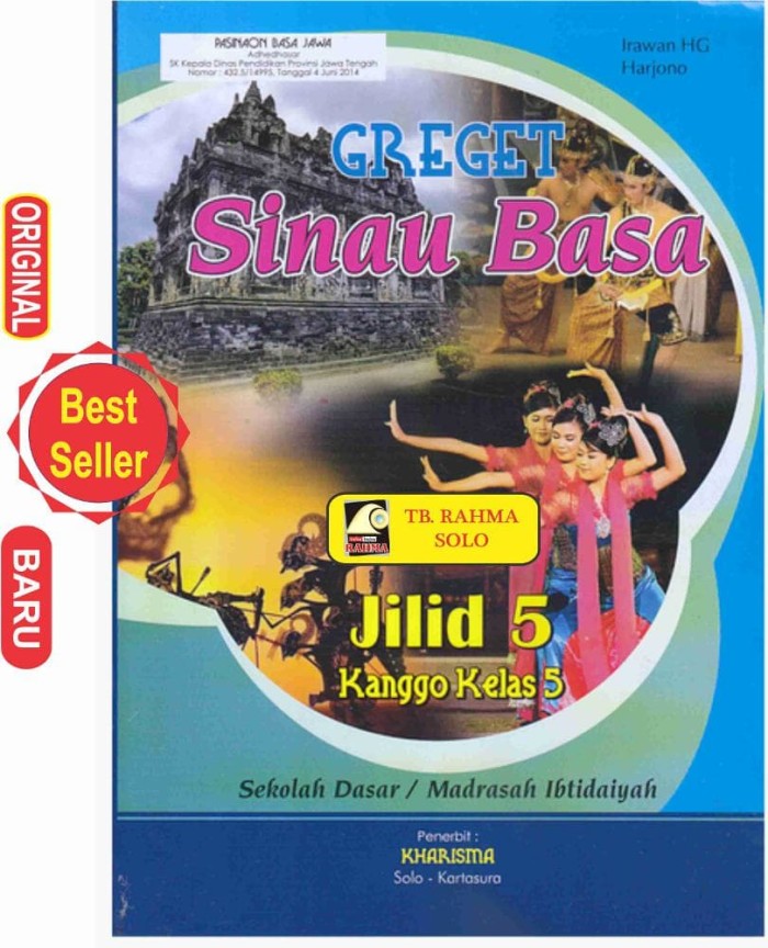 Detail Kunci Jawaban Buku Sinau Basa Jawa Kelas 5 Nomer 7