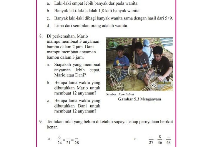 Detail Kunci Jawaban Buku Smp Kelas 7 Nomer 52