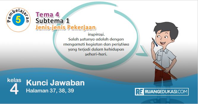 Detail Kunci Jawaban Buku Tema 4 Kelas 4 Nomer 45