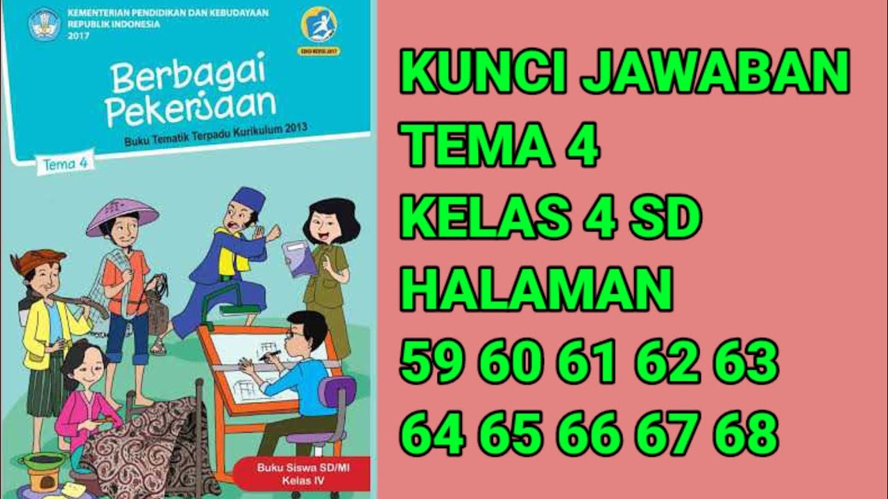 Detail Kunci Jawaban Buku Tema 4 Kelas 4 Nomer 51