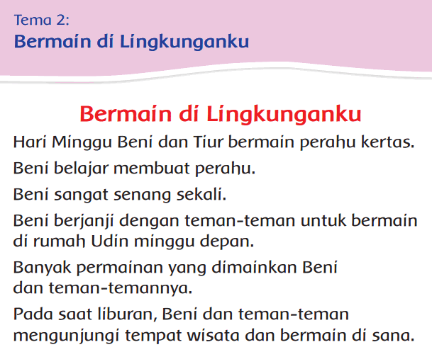 Detail Kunci Jawaban Buku Tematik Kelas 2 Tema 2 Nomer 37