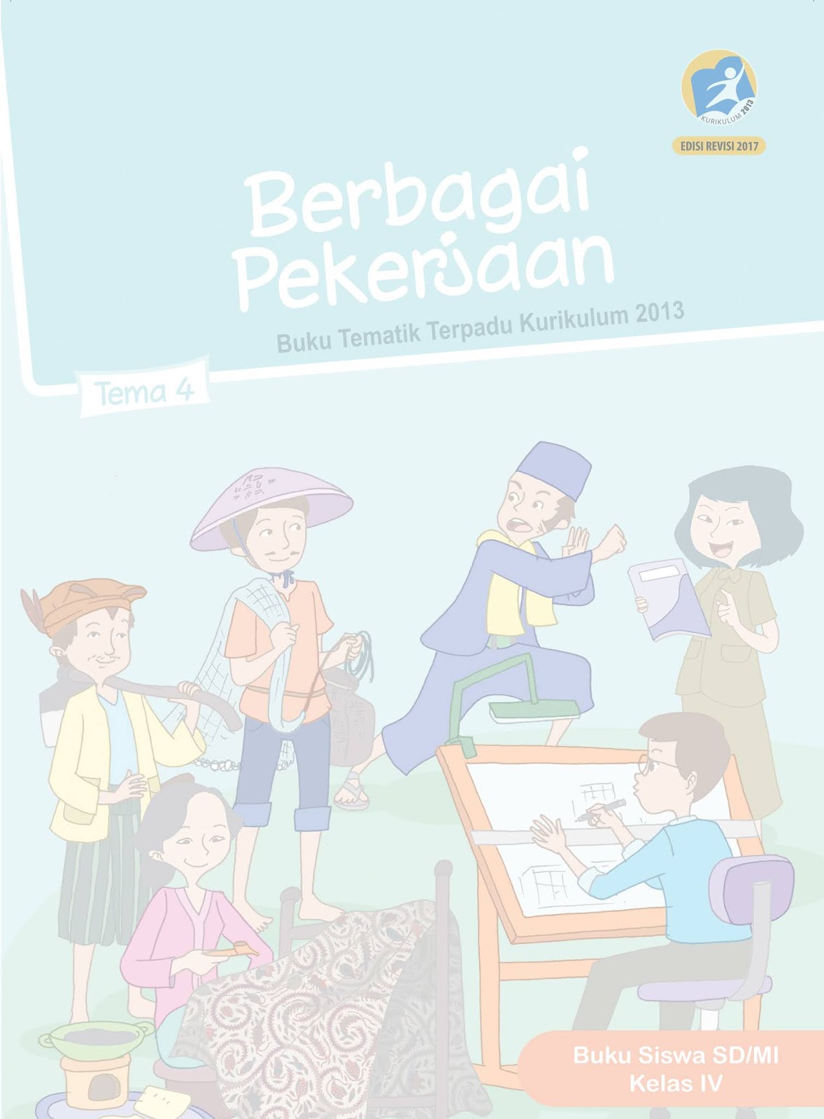 Detail Kunci Jawaban Buku Tematik Kelas 4 Tema 4 Berbagai Pekerjaan Nomer 12