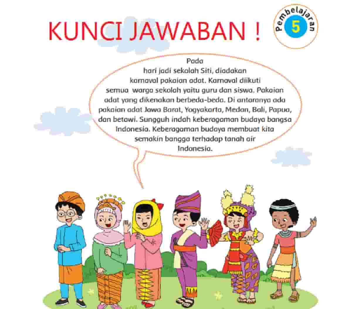 Detail Kunci Jawaban Buku Tematik Kelas 4 Tema 8 Nomer 48