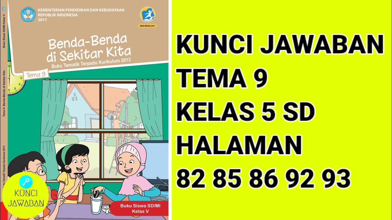 Detail Kunci Jawaban Buku Tematik Kelas 5 Tema 9 Nomer 24