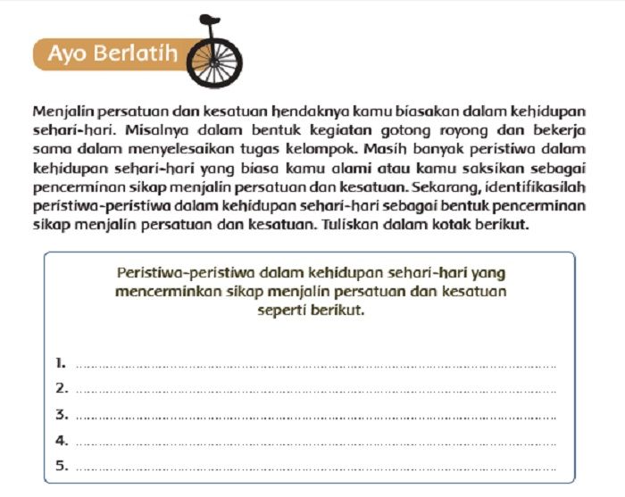 Detail Kunci Jawaban Buku Tematik Kelas 5 Tema 9 Nomer 26