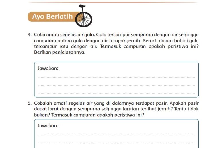 Detail Kunci Jawaban Buku Tematik Kelas 5 Tema 9 Nomer 42