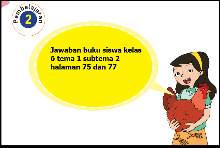 Detail Kunci Jawaban Buku Tematik Kelas 6 Tema 1 Nomer 16