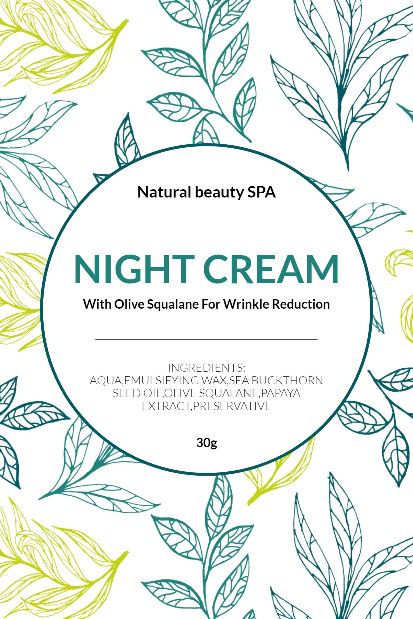 Detail Label Design Template Nomer 15
