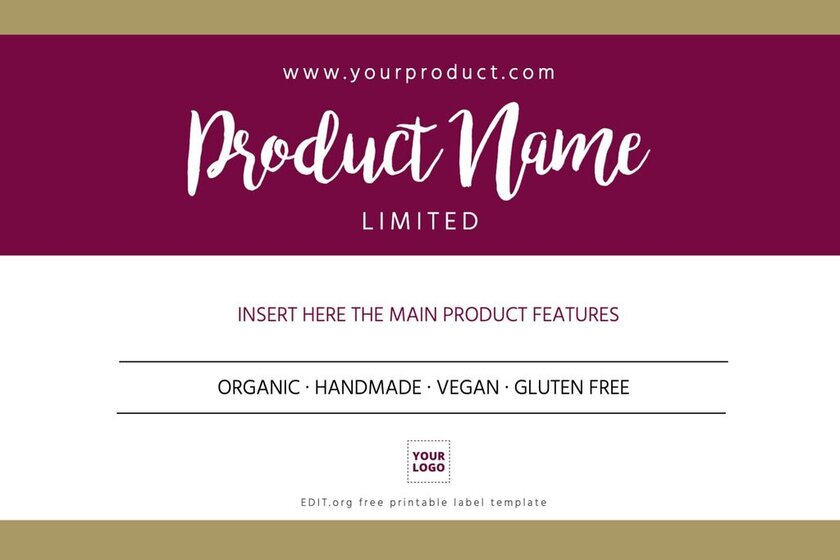 Detail Label Design Template Nomer 16