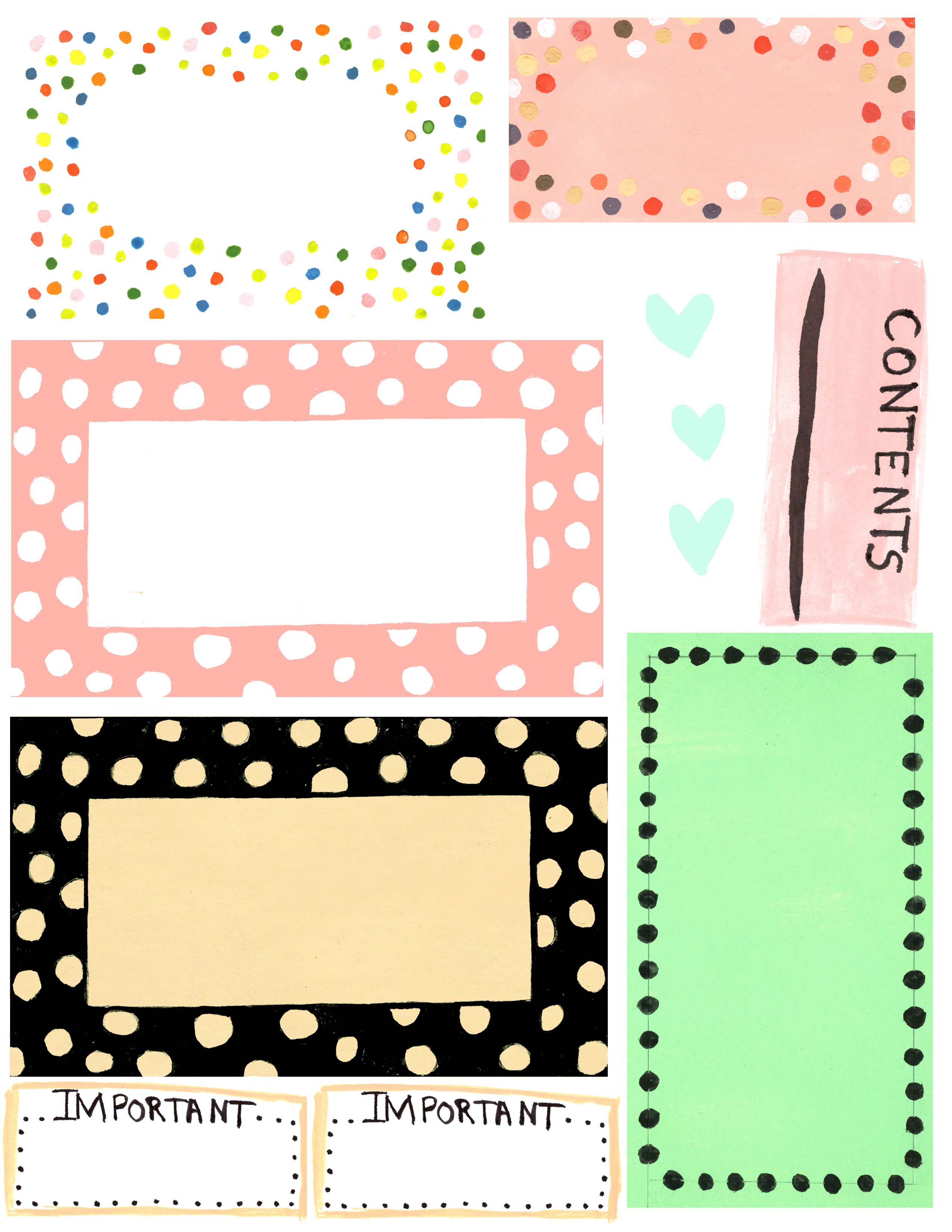 Detail Label Design Template Nomer 3