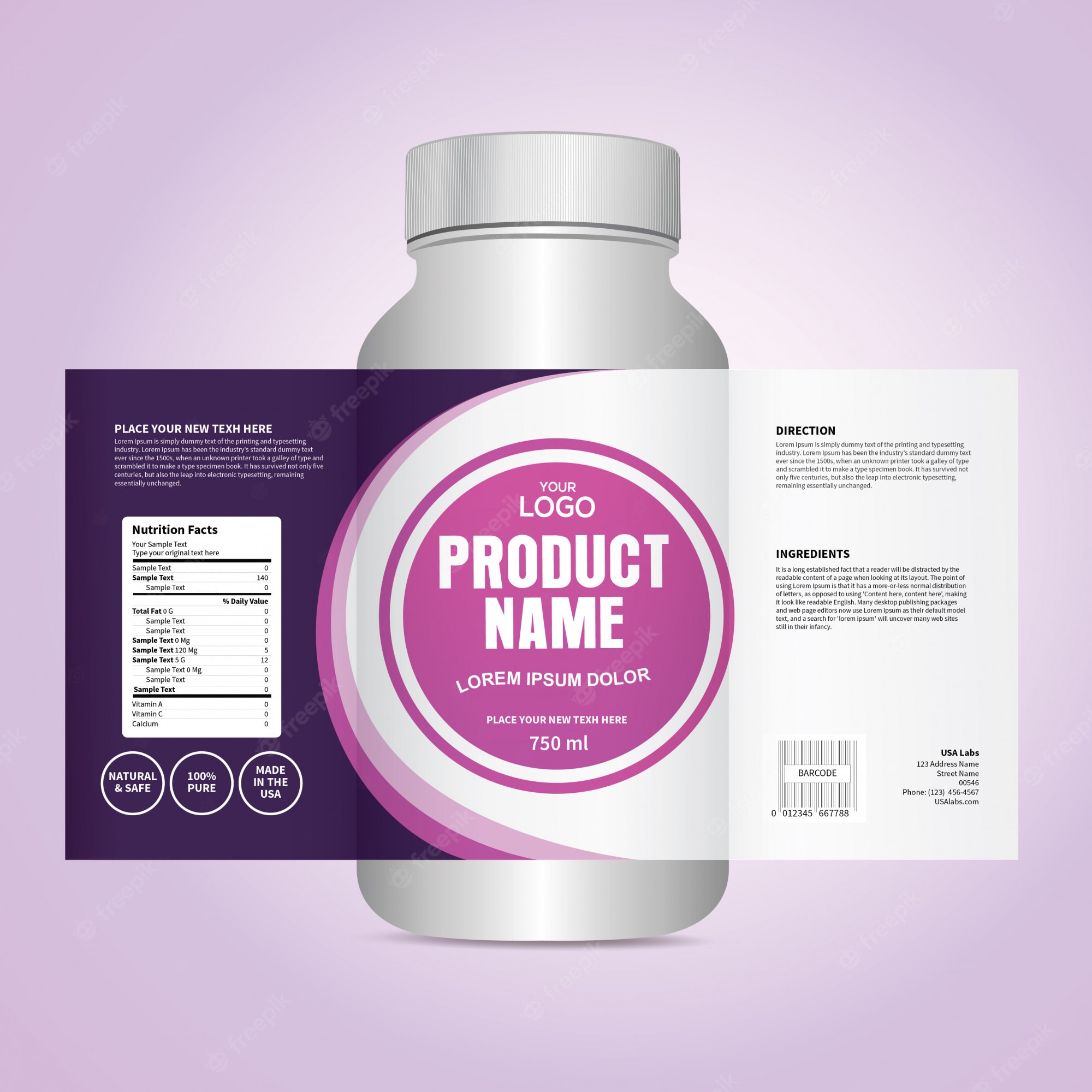 Detail Label Design Template Nomer 26