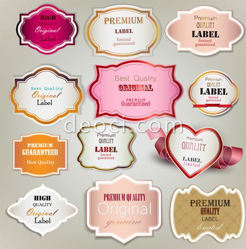 Detail Label Design Template Nomer 29