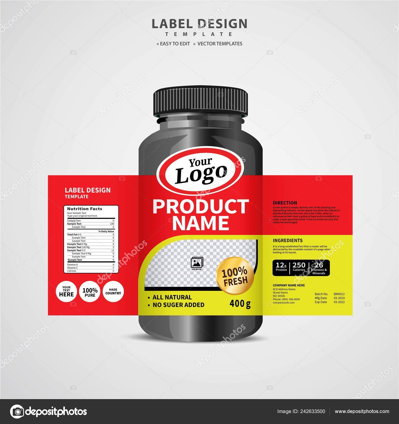 Detail Label Design Template Nomer 30
