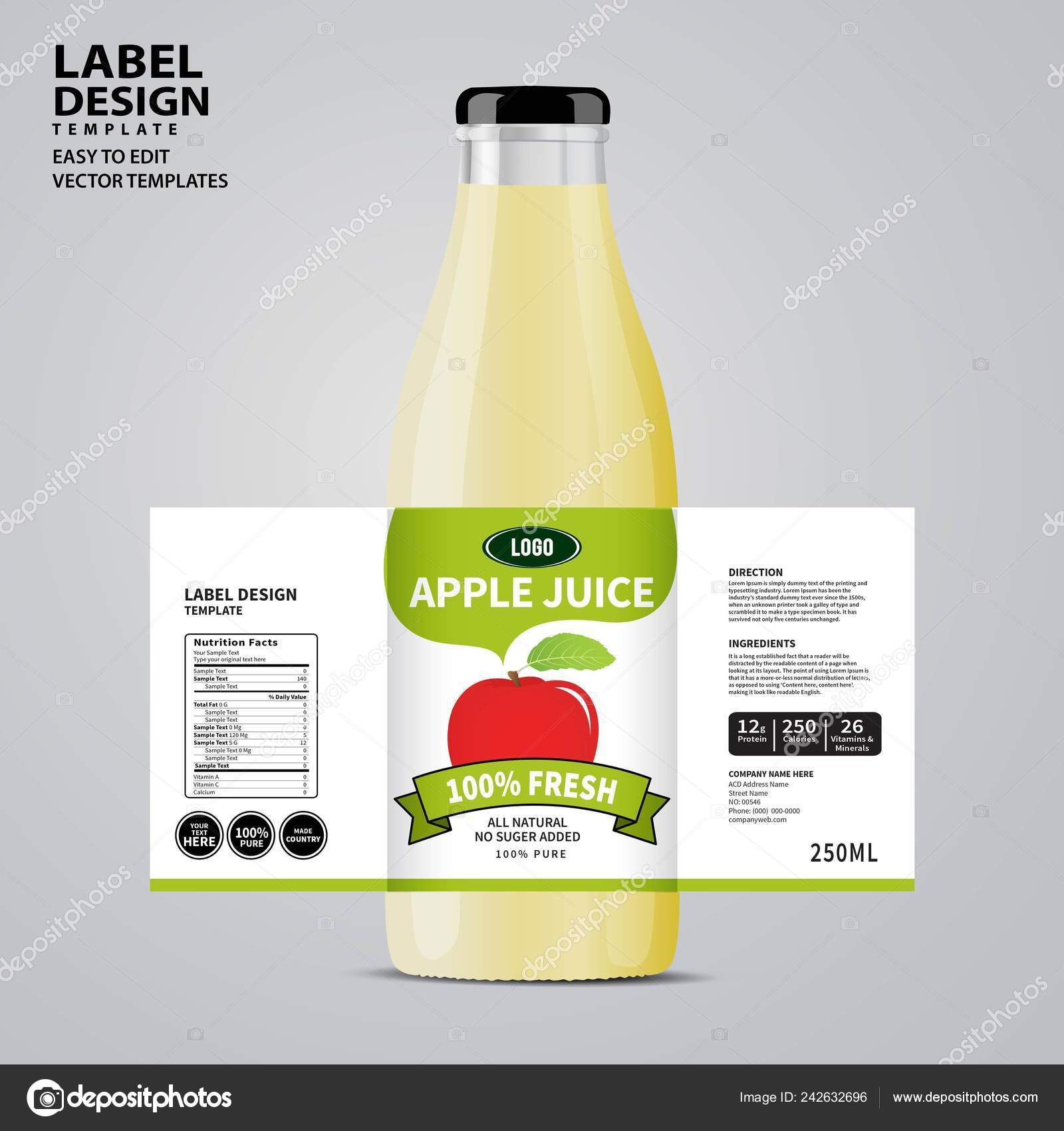 Detail Label Design Template Nomer 35