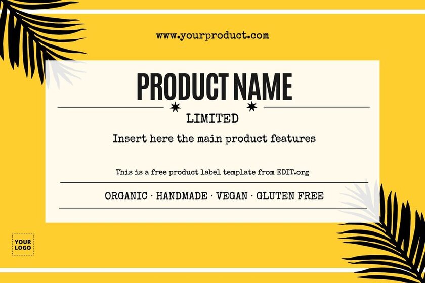 Detail Label Design Template Nomer 37