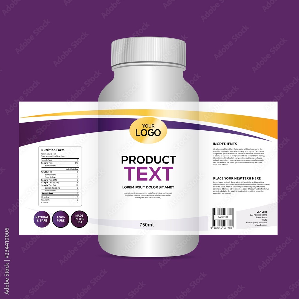 Detail Label Design Template Nomer 40