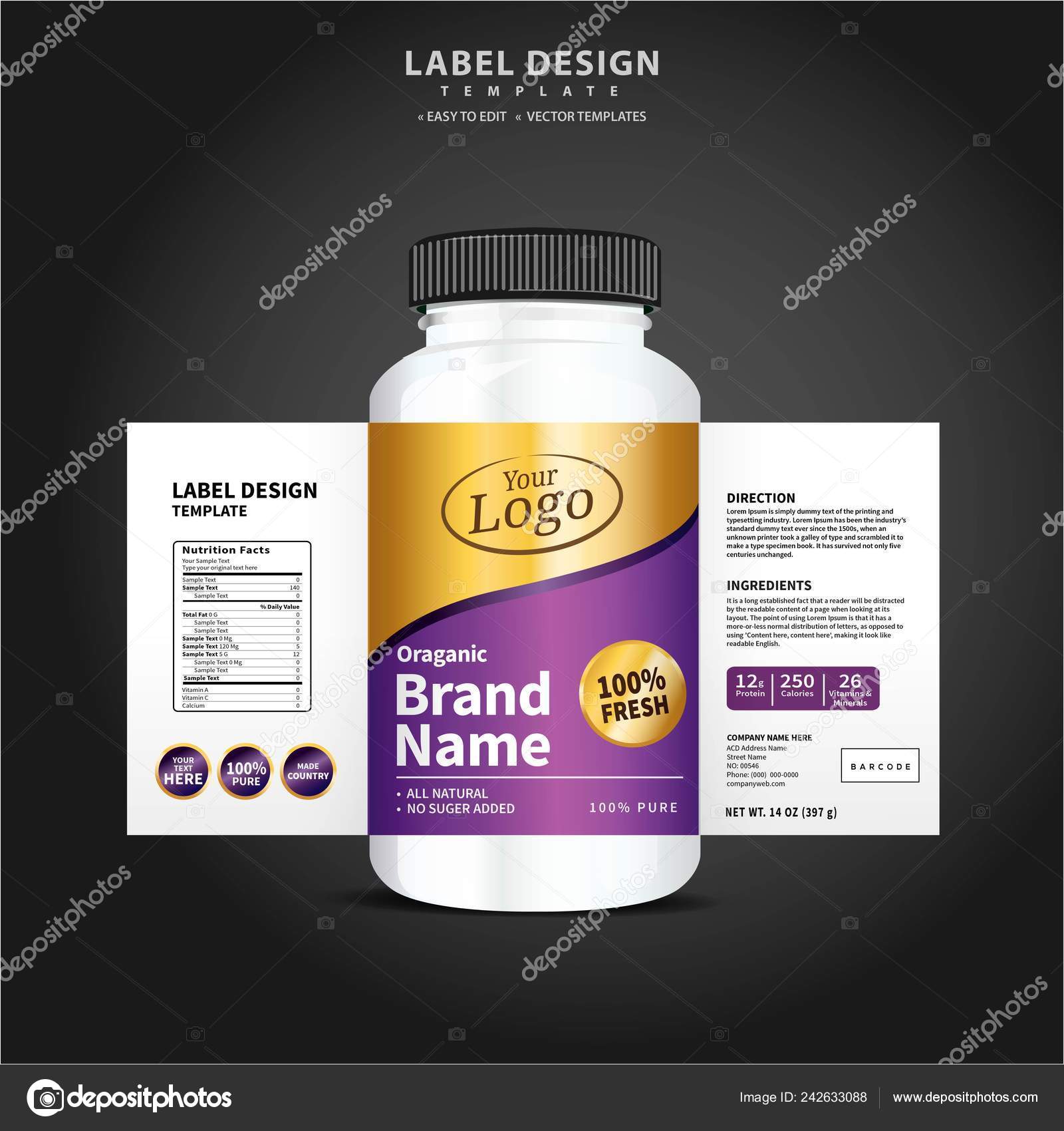 Detail Label Design Template Nomer 52