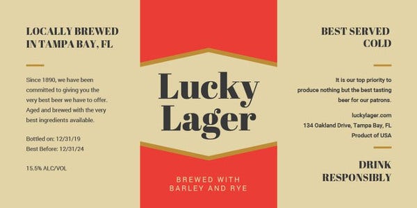 Detail Label Design Template Nomer 55