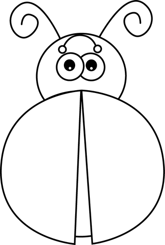 Ladybug Template Without Spots - KibrisPDR