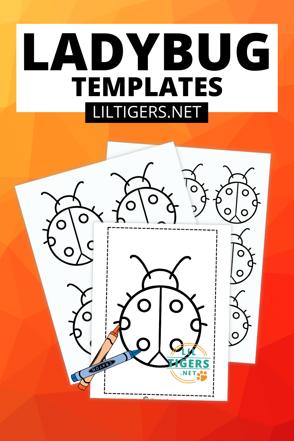 Detail Ladybug Template Without Spots Nomer 29