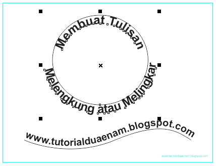 Detail Langkah Membuat Huruf Agar Sesuai Dengan Lekukan Gambar Pada Coreldraw Nomer 33