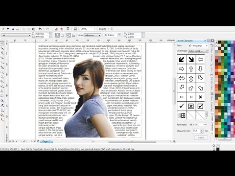 Detail Langkah Membuat Huruf Agar Sesuai Dengan Lekukan Gambar Pada Coreldraw Nomer 4