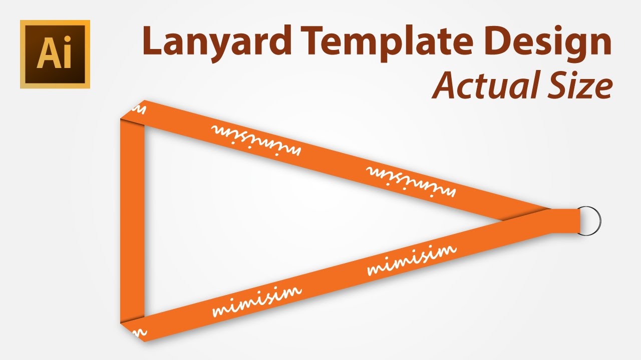 Detail Lanyard Design Template Nomer 4