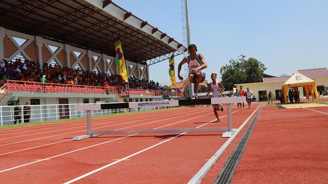 Detail Lapangan Atletik Lari Nomer 16