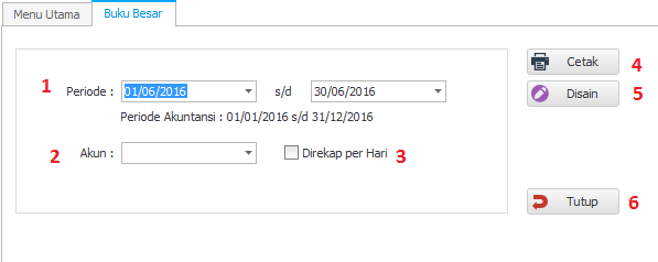 Detail Laporan Buku Besar Nomer 28