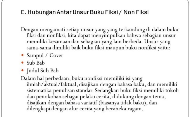 Detail Laporan Literasi Buku Non Fiksi Nomer 33