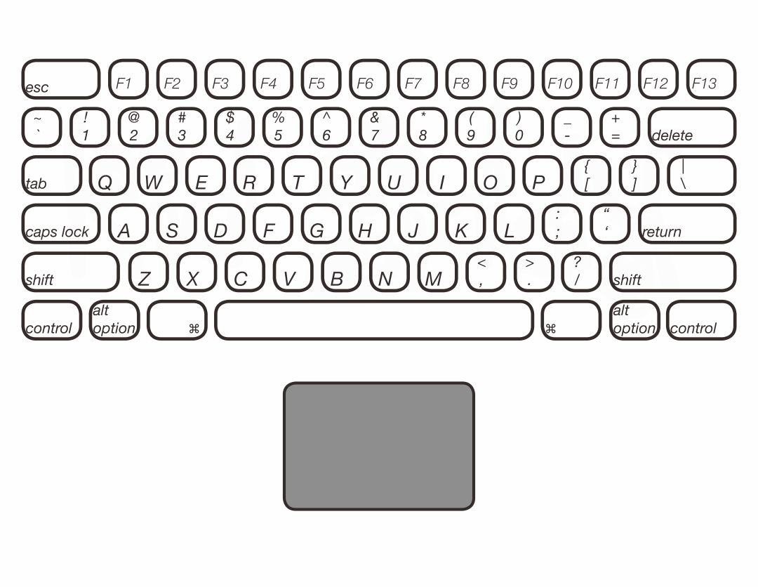 Detail Laptop Keyboard Template Nomer 2