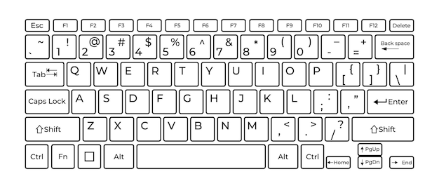 Detail Laptop Keyboard Template Nomer 13