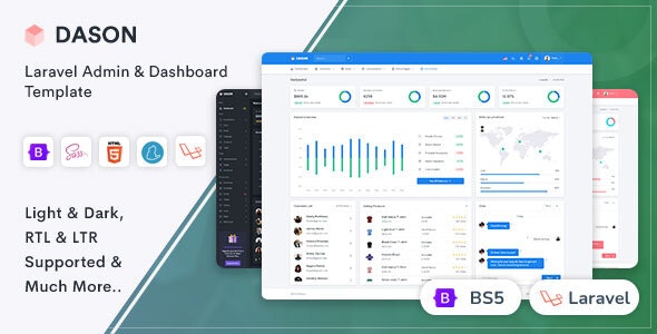 Laravel Dashboard Template