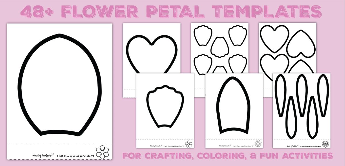 Detail Large Flower Petal Template Nomer 32