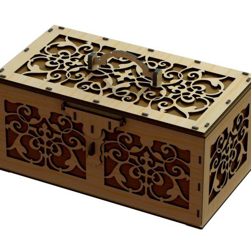 Detail Laser Cut Wooden Box Template Free Nomer 11