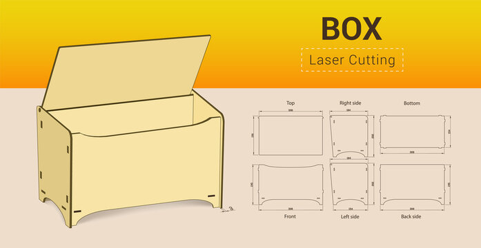 Detail Laser Cut Wooden Box Template Free Nomer 3