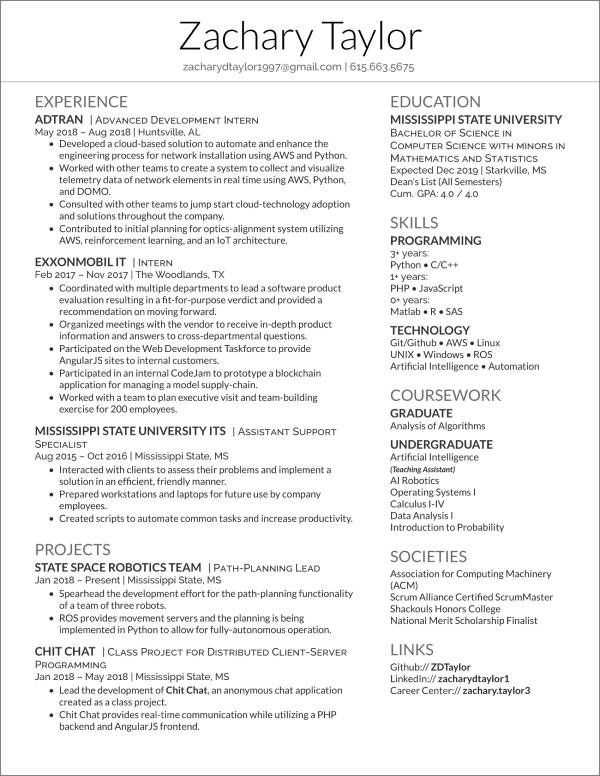 Detail Latex Cv Template Nomer 33