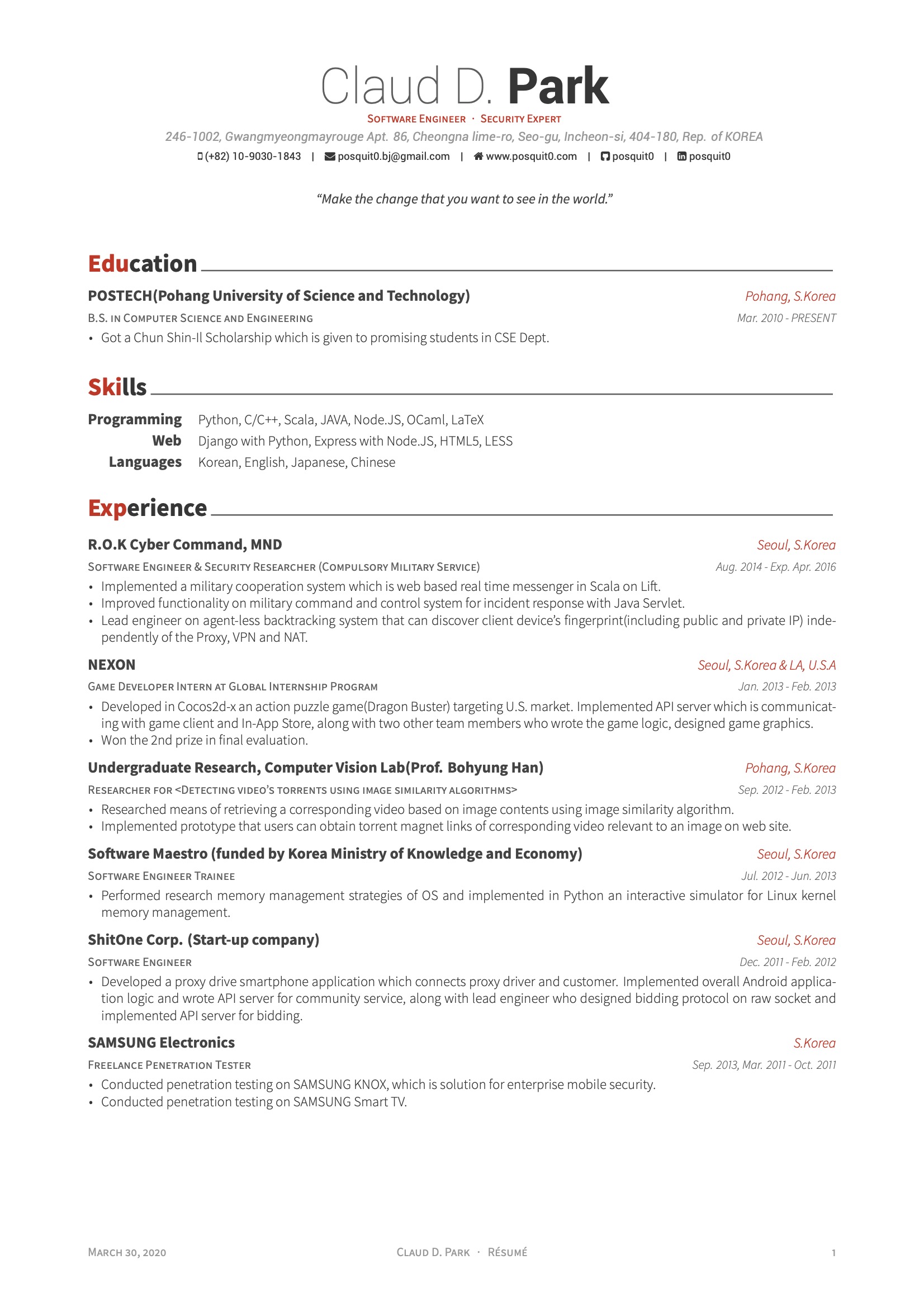 Detail Latex Cv Template Nomer 5