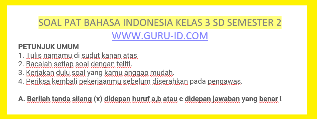 Detail Latihan Soal Bahasa Indonesia Kelas 1 Sd Gambar Seri Nomer 28