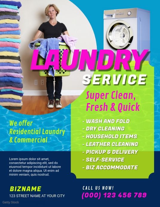 Detail Laundry Banner Template Nomer 19