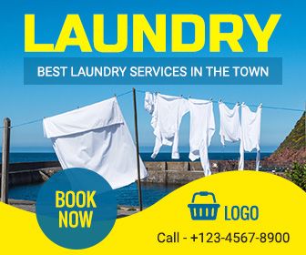 Detail Laundry Banner Template Nomer 52