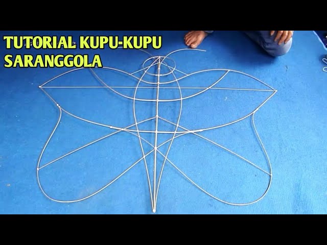 Detail Layangan Gapangan Kupu Kupu Nomer 19