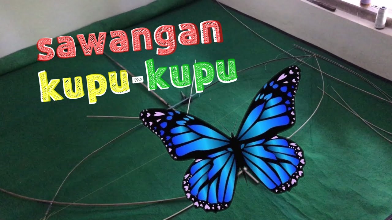 Detail Layangan Gapangan Kupu Kupu Nomer 45