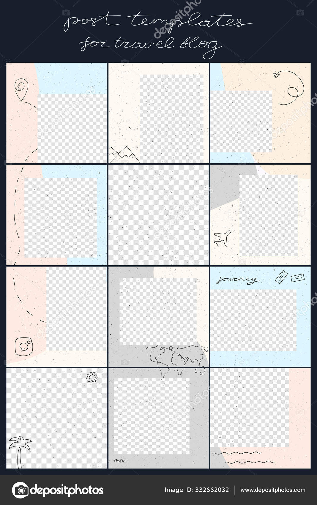 Detail Layout Frame Template Instagram Nomer 45