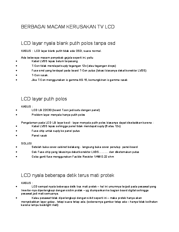 Detail Lcd Tv Tidak Ada Osd Gambar Nomer 32