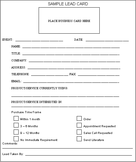 Detail Lead Card Template Nomer 13