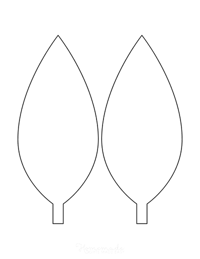Detail Leaf Template With Lines Nomer 12