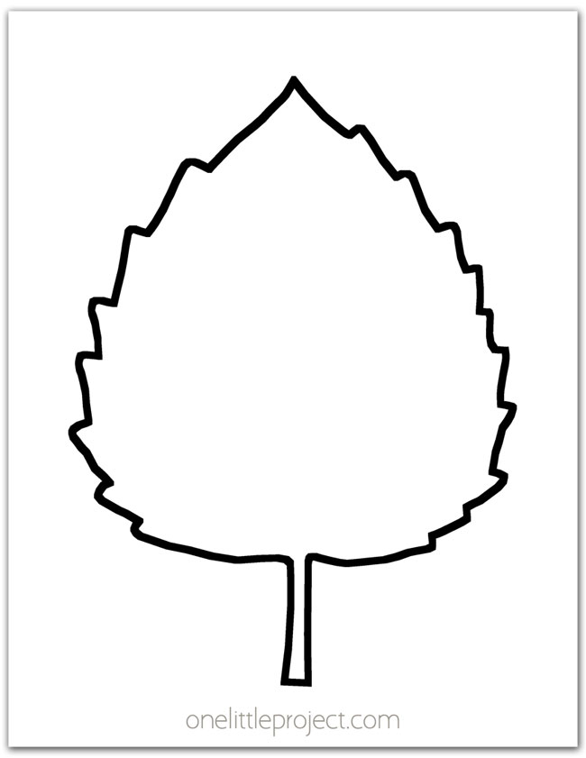 Detail Leaf Template With Lines Nomer 16